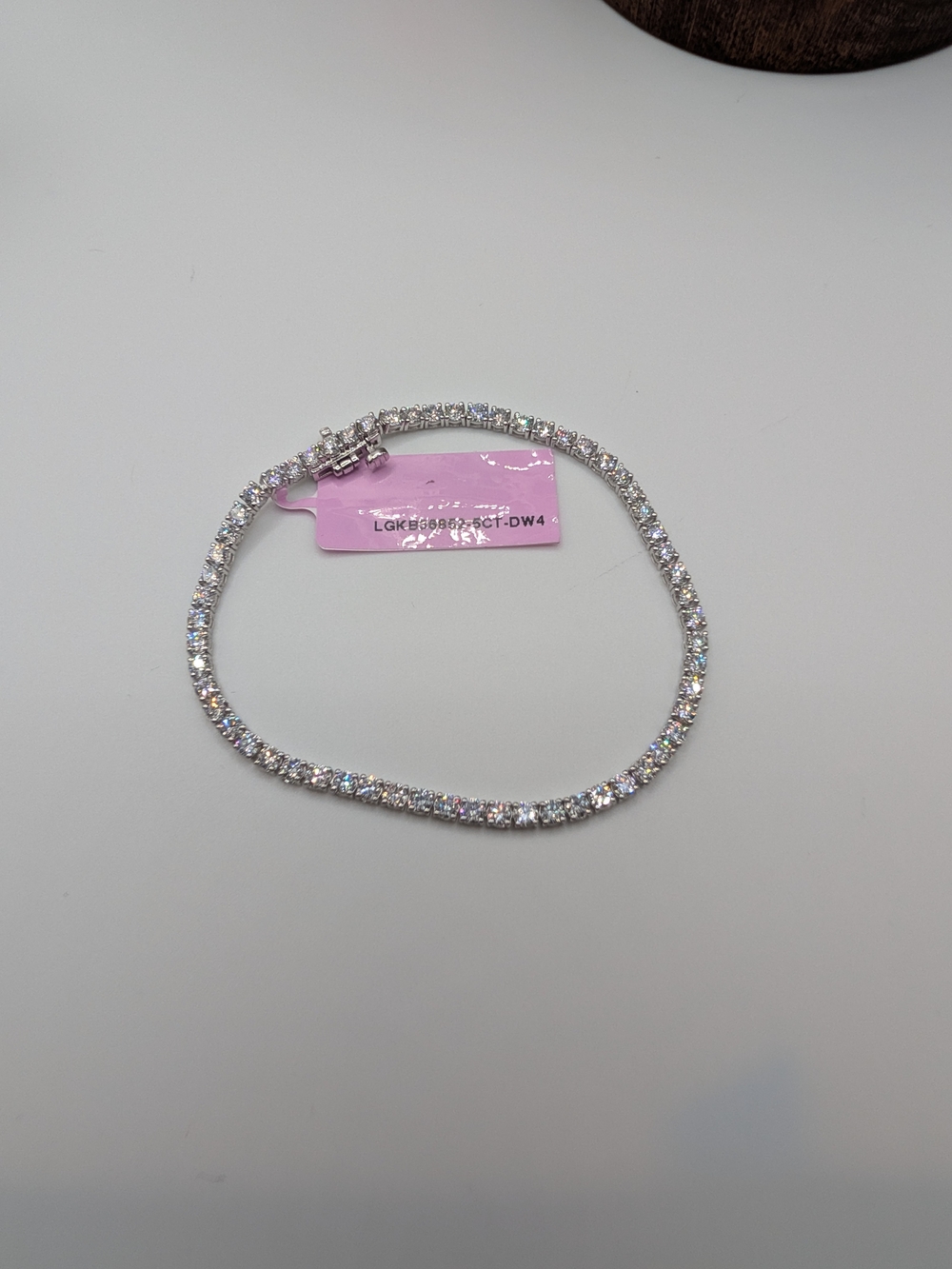 NWT 5 CTW Lab Grown Diamond Tennis Bracelet 925 Sterling Silver 7"